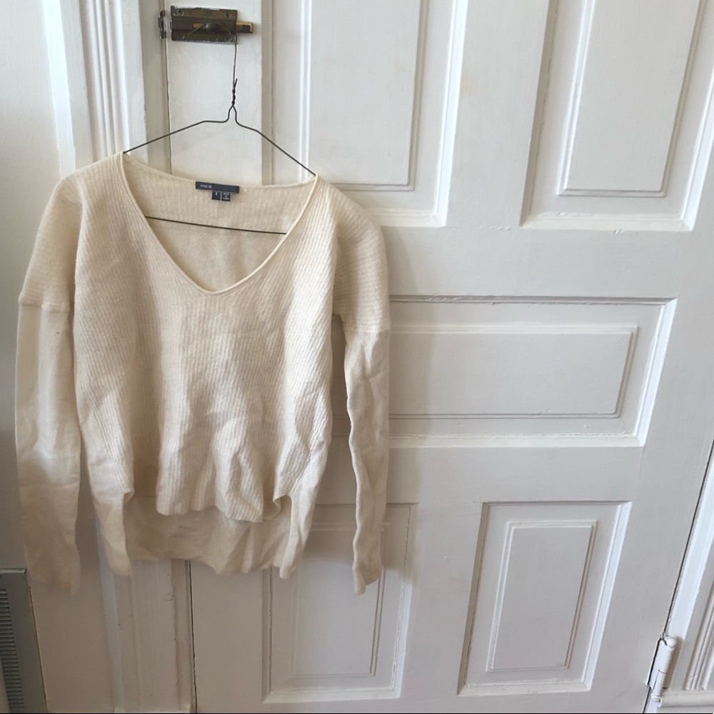 Vince white sweater
